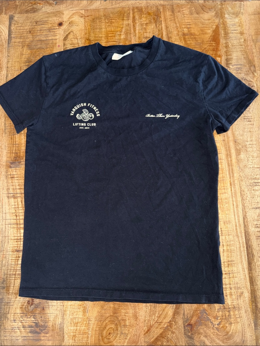 Vanquish Fitness Black Short-Sleeve Crewneck T-Shirt